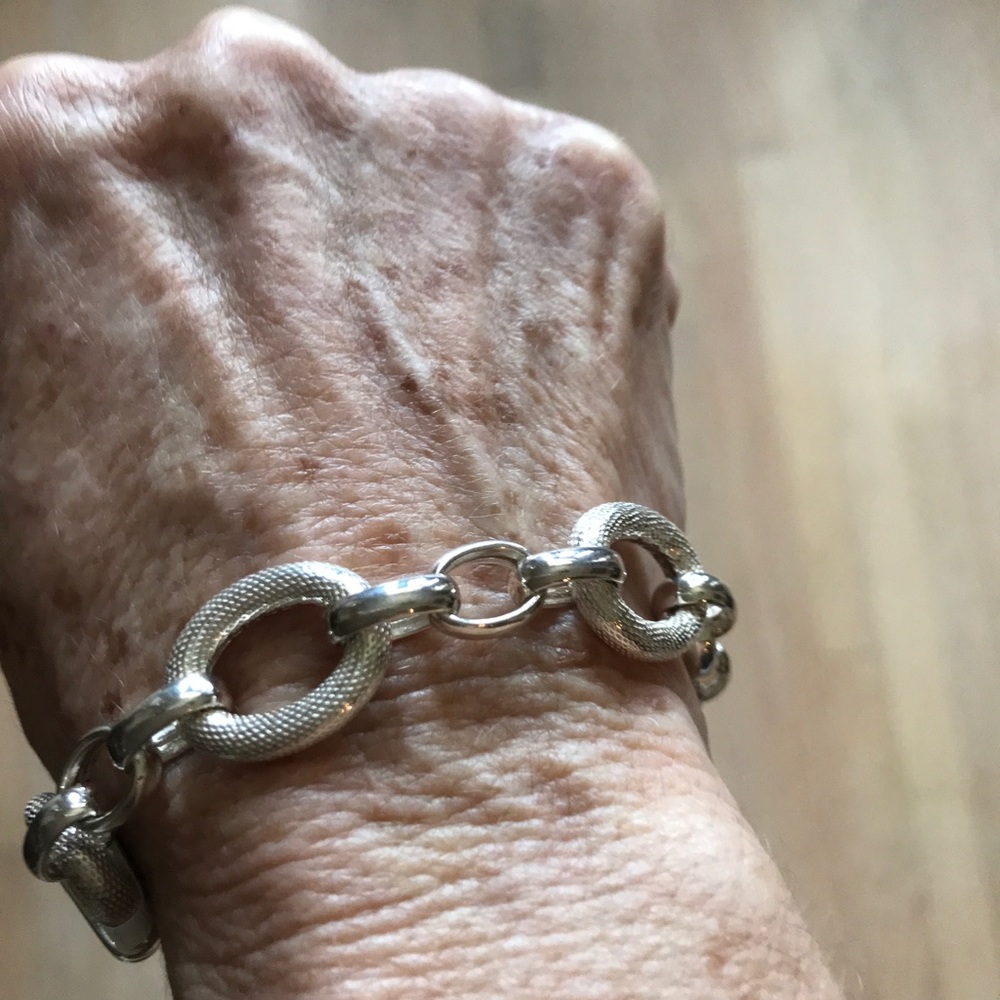 🤑NWT STERLING SILVER ITALIAN BRACELET - Picture 6 of 6